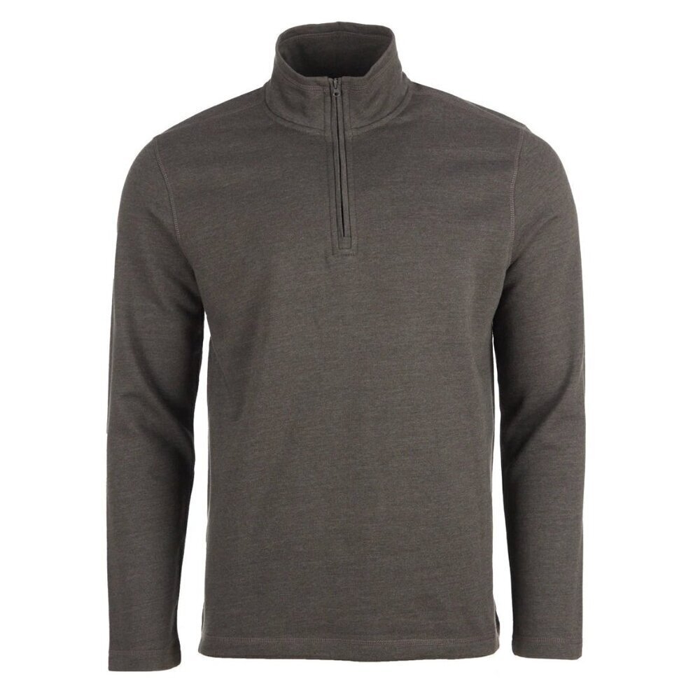 Eddie Bauer Men's 1/4 Zip Black Pullover Shirt NWT
